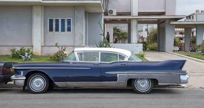 Cadillac 1958 Sixty Special que perteneció a Benny Moré y que hoy es del músico José Luis Cortés.