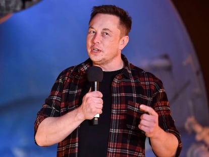 Elon Musk, dueño de Twitter y Tesla.
 