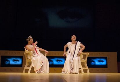 Escena de 'Los áspides de Cleopatra'