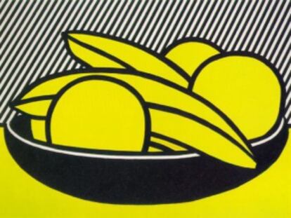 'Plátanos y pomelo', de Roy Lichtenstein, una de las obras de arte más originales según un algoritmo.