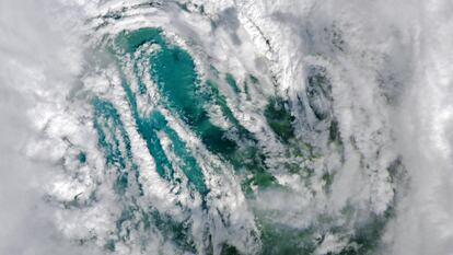 Hurricane Ian approaching southwest Florida on September 28.