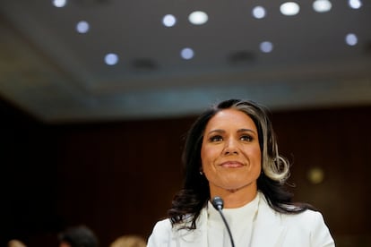 Tulsi Gabbard, el día de su audiencia ante el Senado.