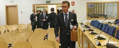 El dueño de Gescartera, Antonio Camacho, durante el juicio oral, el pasado 17 de septiembre.