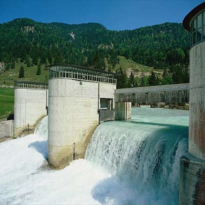 Central de generación hidroeléctrica de E.ON en Alemania