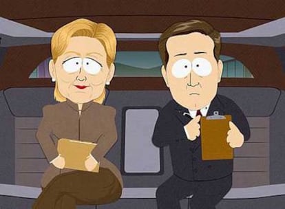 Hillary Clinton, en la serie <i>South Park.</i>