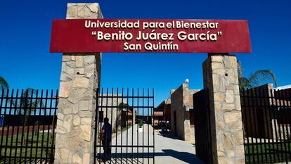 La Universidad para el Bienestar Benito Juárez García, en San Quintín, Baja California.