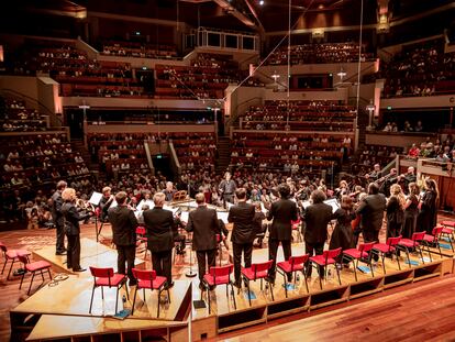 Aspecto que presentaba el Vredenburg en el concierto inaugural del Festival de Música Antigua de Utrecht confiado a la Nederlandse Bachvereniging, que interpretó obras de Johann Sebastian y Carl Philipp Emanuel Bach bajo la dirección de Shunske Sato.