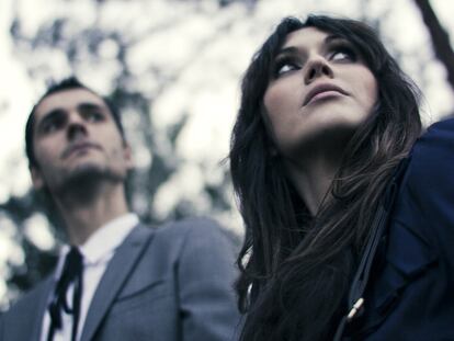 El dúo leonés The Bright, que acaba de grabar su primer álbum con el sello Subterfuge.