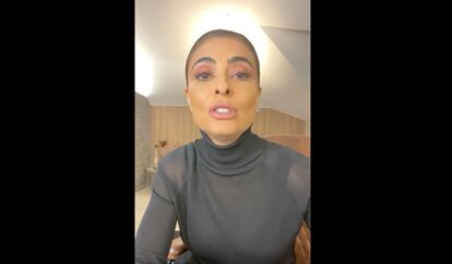 Juliana Paes na postagem que desencadeou a polêmica, no Instagram.