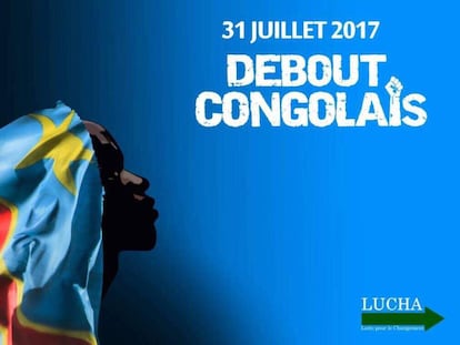 Cartel de la campaña #DeboutCongolais