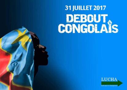 Cartel de la campaña #DeboutCongolais