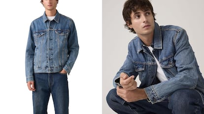 chaqueta vaquera vintage​ para hombre en oferta
