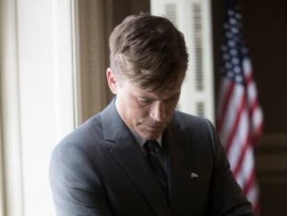 Rob Lowe caracterizado como el expresidente dem&oacute;crata de EE UU John F. Kennedy