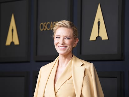 La actriz Cate Blanchett, en el almuerzo de nominados a los Oscar, celebrada el pasado lunes 13 de febrero de 2023 en Beverly Hills.