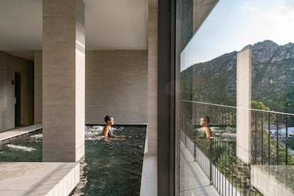 El spa del parador de Aiguablava, en Begur (Girona).