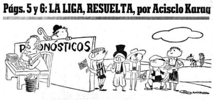 Viñeta del Marca en 1966.