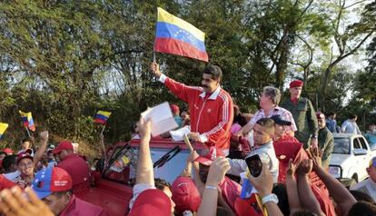 O presidente Maduro em um ato nesta quinta-feira.