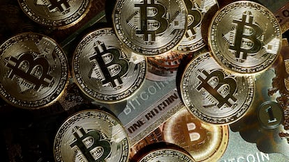 Representación de bitcoin