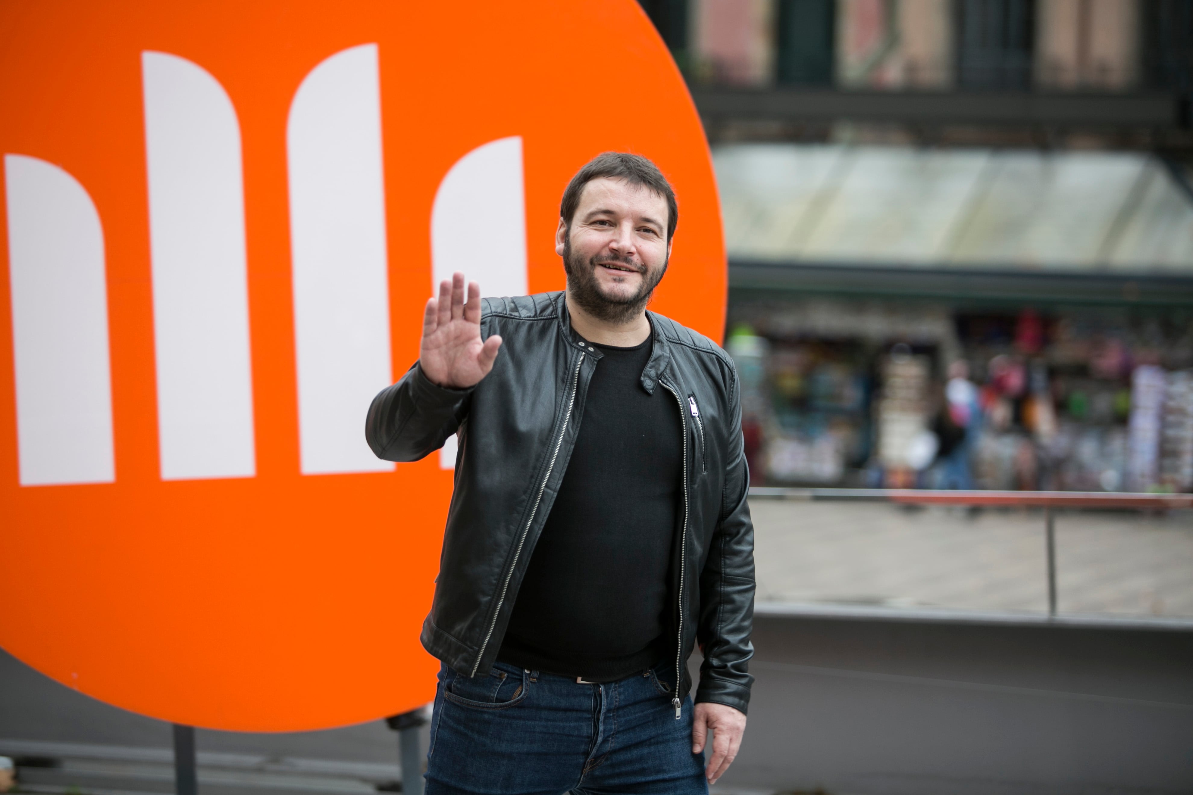 Carles Rebassa, quan va rebre el premi Carles Riba l'any 2018