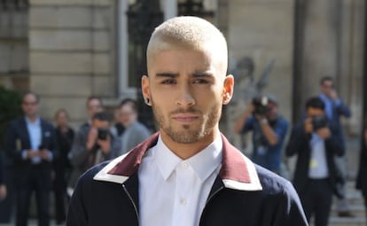 Zayn Malik, el pasado junio en la semana de la moda de París.