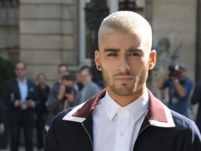 Zayn Malik, el pasado junio en la semana de la moda de París.