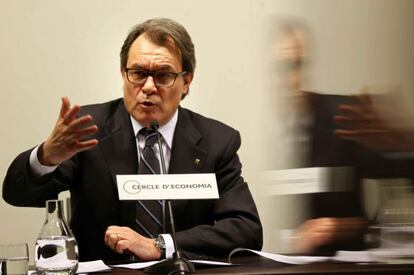 Mas al Cercle d'Economia, dimecres passat.