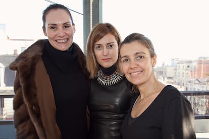 Elena Hernández, Empar Prieto y Ninona Vila, de Mango.