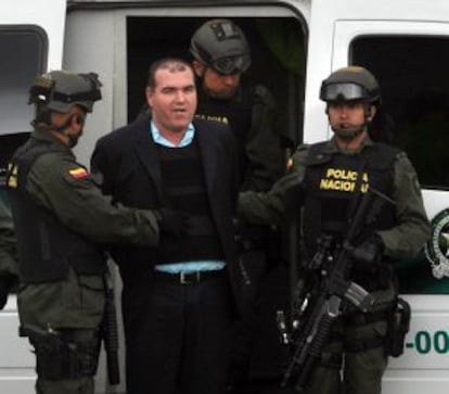 El narcotraficante venezolano Walid Makled, durante su extradición a Venezuela en 2011.
