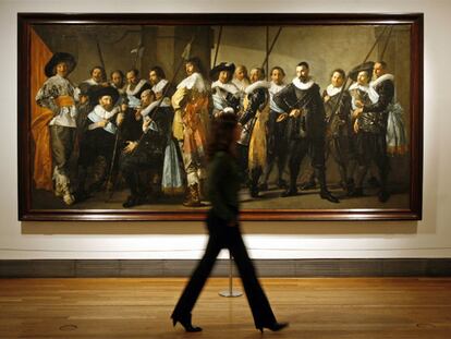 <i>Compañía del capitán Reijnier Reael y el teniente Cornelis Michielsz Blaeuw,</i> de Frans Hals, que se puede ver desde hoy en el Prado.