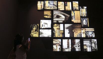 'Retablo de retablos'. El Greco y 'La bondad del ensamblaje'. Instalación fotográfica de Joaquín Bérchez.