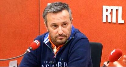 Sébastien Valiela, durante una entrevista radiofónica.