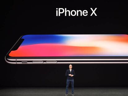 Tim Cook habla del nuevo iPhone X.