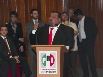 Cuauhtémoc Gutiérrez de la Torre exlíder del PRI en el Distrito Federal en diciembre del 2012.