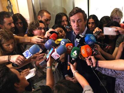 El portaveu del grup Popular, Rafael Hernando, al Congrés dels Diputats.
