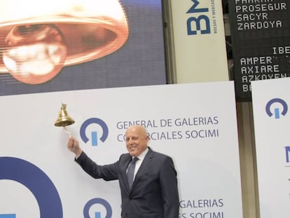 Tomás Olivo, presidente de GGC, la pasada semana en la incorporación al MAB.