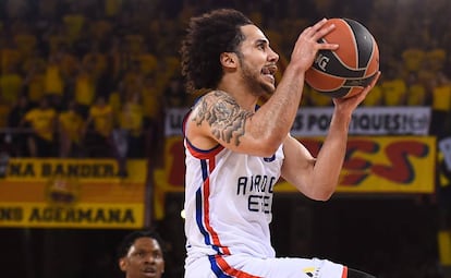 Shane Larkin, en su último partido en el Palau.