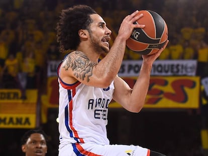 Shane Larkin, en su último partido en el Palau.