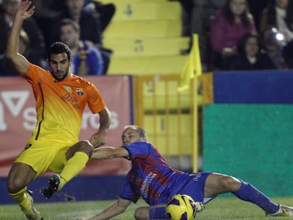 Montoya, ante Juanlu el domingo pasado.