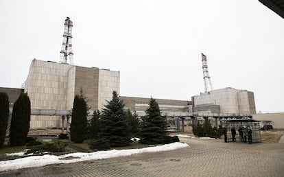 Los dos reactores de la Central Nuclear de Ignalina (Lituania), el 7 de marzo de 2019.