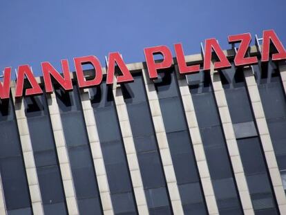 El edificio Wanda Plaza, propiedad de Dalian Wanda Group en Pek&iacute;n, China