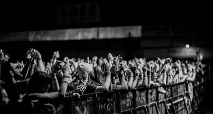 Público en uno de los conciertos del Sonorama 2014.