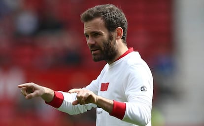 Juan Mata, en un Manchester United-Swansea.