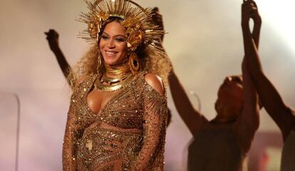 Beyonc&eacute;, en los premios Grammy de 2017.