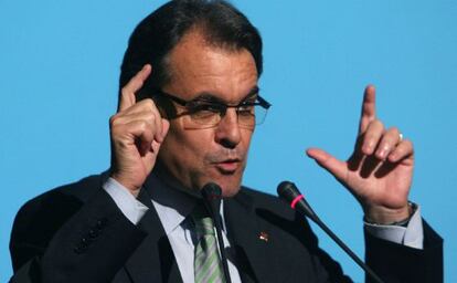 Artur Mas, en la C&aacute;mara de Comercio de Tarragona.