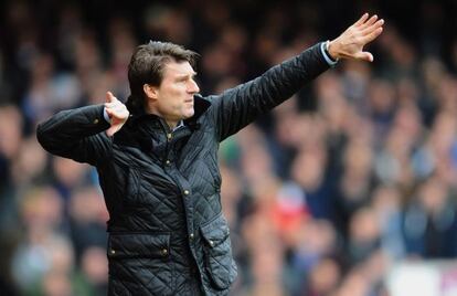 Michael Laudrup, durante un partido de este curso. 