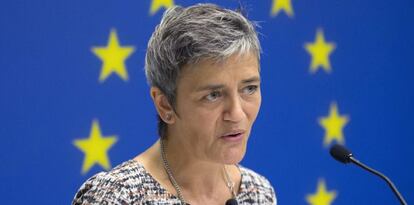 La comisaria europea de Competencia, Margrethe Vestager.