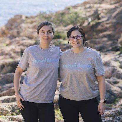 Sonia Hurtado (izquierda) y María Cerdeño (derecha), de la startup Poseidona