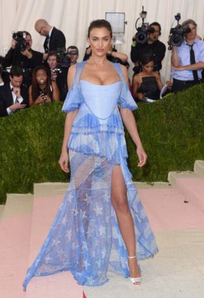 Irina Shayk en la gala del Met.