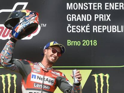 Dovizioso gana el GP de la República Checa de MotoGP, en imágenes