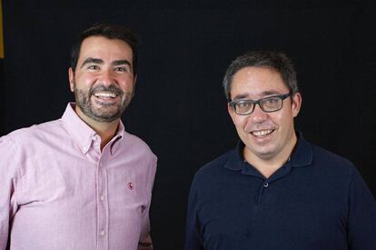 José David Muñoz i José Luis Copete, conductors de 'La Radio del Somormujo'.